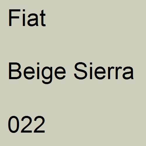 Fiat, Beige Sierra, 022.